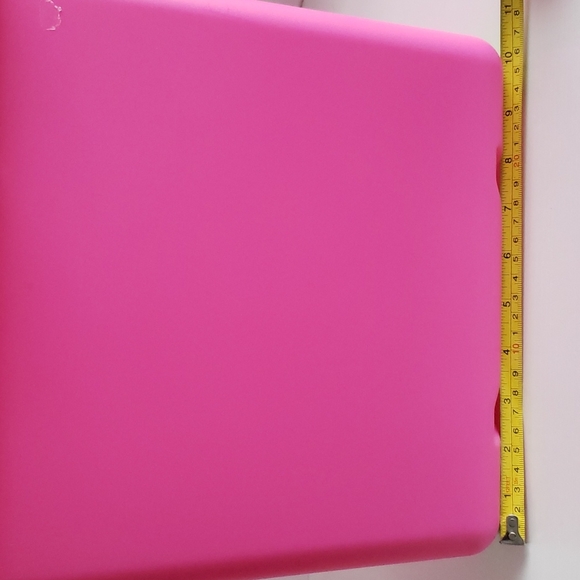 Organization toy storage bin with handles and wheels pink/ green - Picture 5 of 8